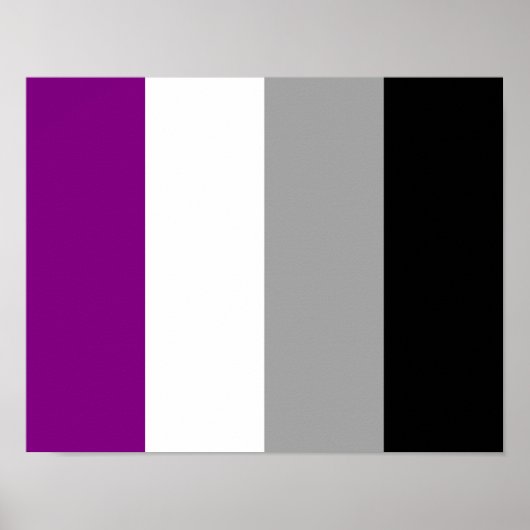Proud Asexual Poster (Voorkant)