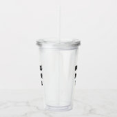 Proud Asian Girl, heldere acryltumbler Acryl Drinkbeker (Rechts)