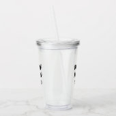 Proud Asian Girl, heldere acryltumbler Acryl Drinkbeker (Links)