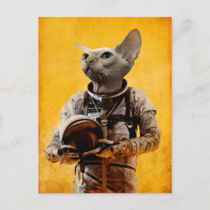 Proud-astronaut Briefkaart