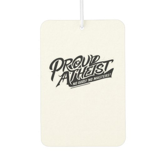Proud Atheist Luchtverfrisser (Voorkant)