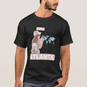 Proud Atlanta Girl Cool Girl uit Atlanta City T-shirt