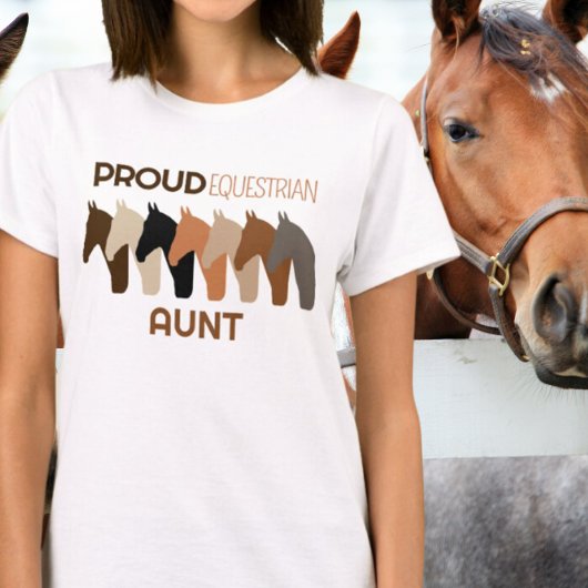 Proud Aunt Equestrian T-Shirt