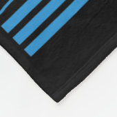 Proud Aunt Of T1d Warrior Ribbon Diabetes Awarenes Fleece Deken (Hoek)