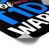 Proud Aunt Of T1d Warrior Survivor Diabetes Awaren Poster (Hoek)