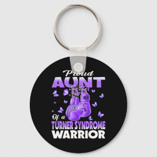 Proud Aunt van een Turner Syndrome Warrior Awarene Sleutelhanger