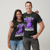 Proud Aunt van een Turner Syndrome Warrior Awarene T-shirt (Unisex)