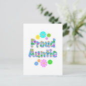 Proud Auntie Briefkaart (Staand voorkant)