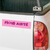 Proud Auntie Bumpersticker (Op Truck)