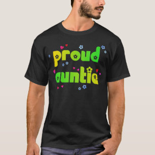 Proud Auntie Dark T-shirt