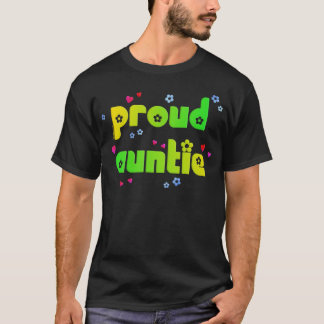 Proud Auntie Dark T-shirt