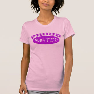 Proud Auntie (Paars) T-shirt