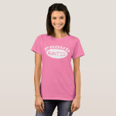 Proud Auntie (wit) T-shirt (Voorkant volledig)