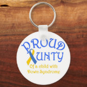 Proud Aunty Down Syndrome Sleutelhanger (Voorkant)