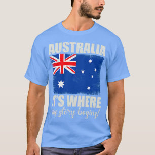 Proud Australia Patrioticcoole gift voor Australië T-shirt