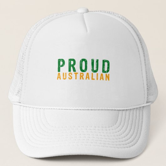 Proud Australian Trucker Pet (Voorkant)