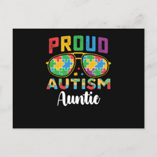 Proud Autism Auntie Awareness Briefkaart
