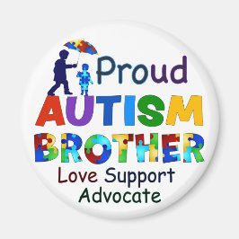Proud Autism Brother Magneet
