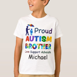 Proud Autism Brother T-shirt