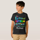 Proud Autism Brother T-shirt (Voorkant volledig)