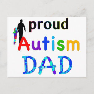 Proud Autism Dad Briefkaart