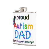 Proud Autism Dad Heupfles (Links)