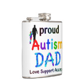 Proud Autism Dad Heupfles (Rechts)