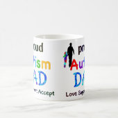 Proud Autism Dad Koffiemok (Center)