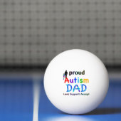 Proud Autism Dad Pingpongbal (Net)