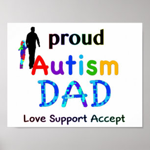 Proud Autism Dad Poster