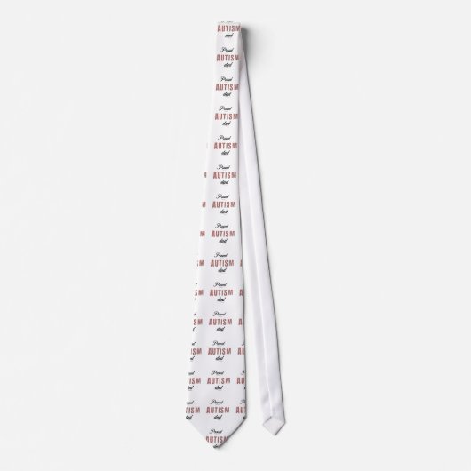 Proud autism dad stropdas (Voorkant)