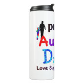Proud Autism Dad Thermosbeker (Gedraaid links)