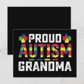 Proud Autism Grandma Awareness Autistic Family Briefkaart (Voorkant / Achterkant)