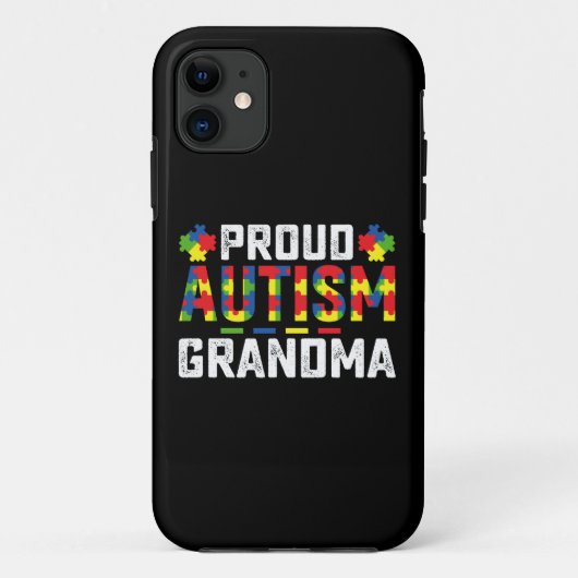 Proud Autism Grandma Awareness Autistic Family Case-Mate iPhone Case (Achterkant)