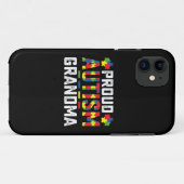 Proud Autism Grandma Awareness Autistic Family Case-Mate iPhone Case (Achterkant (horizontaal))