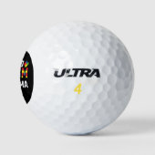Proud Autism Grandma Awareness Autistic Family Golfballen (Logo)