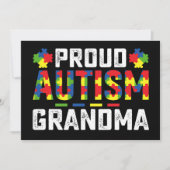 Proud Autism Grandma Awareness Autistic Family Kaart (Voorkant)