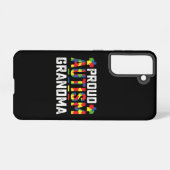 Proud Autism Grandma Awareness Autistic Family Samsung Galaxy Hoesje (Achterkant horizontaal)