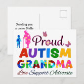 Proud Autism Grandma Briefkaart (Voorkant / Achterkant)