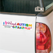 Proud Autism Grandma Bumpersticker (Op Truck)