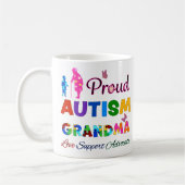 Proud Autism Grandma Koffiemok (Links)