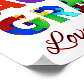 Proud Autism Grandma Poster (Hoek)