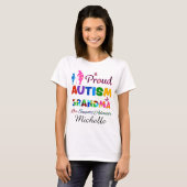 Proud Autism Grandma T-shirt (Voorkant volledig)