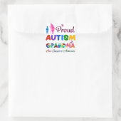 Proud Autism Grandma Vierkante Sticker (Tas)