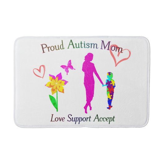 Proud Autism mama Badmat (Voorkant)