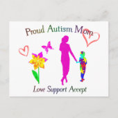 Proud Autism mama Briefkaart (Voorkant)
