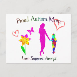 Proud Autism mama Briefkaart