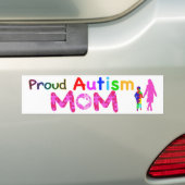 Proud Autism mama Bumpersticker (Op auto)