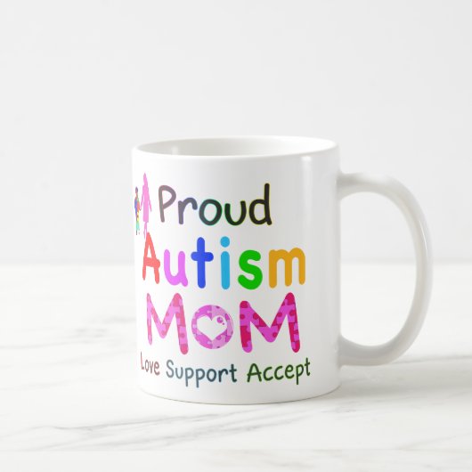 Proud Autism mama Koffiemok (Rechts)