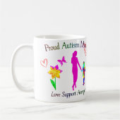 Proud Autism mama Koffiemok (Links)